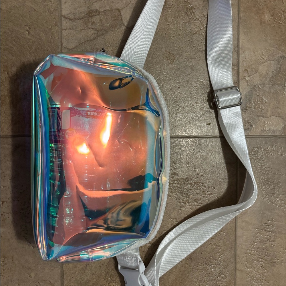 Holographic clear laser Crossbody Bag-perfect for concert or beach party - Picture 2 of 7